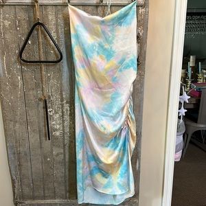 Zara tie- dye midi dress
